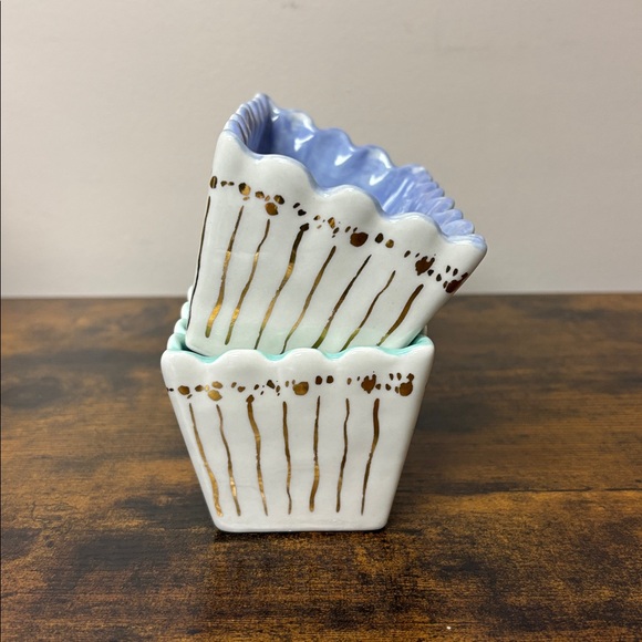 Anthropologie Holiday L'Hiver Mini Loaf Pan Set - Picture 5 of 8